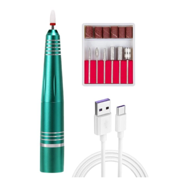 Rechargeable Electric Nail File Cordless Drill Machine Kit For Acrylic Gel Manicure Electric Files & Tools