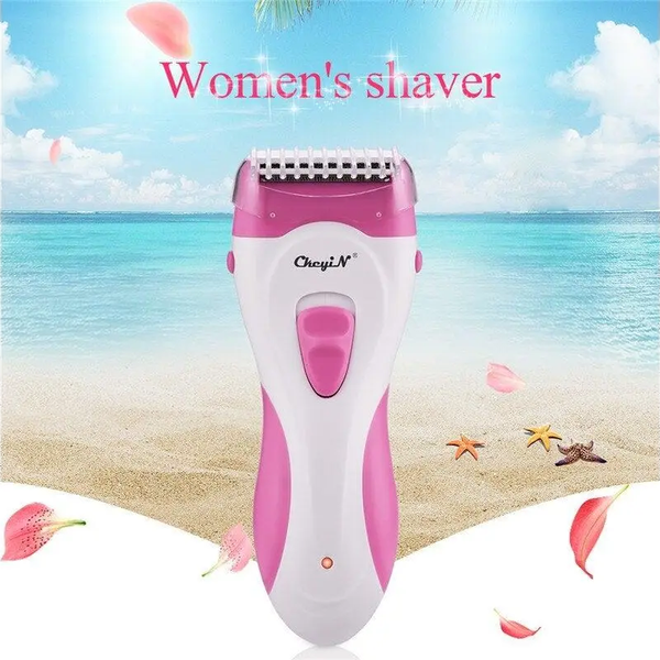 Rechargeable Lady Shaver Women Epilator Electric Hair Removal Face Arm Leg Pink