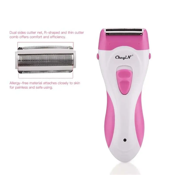 Rechargeable Lady Shaver Women Epilator Electric Hair Removal Face Arm Leg Pink Epilators & Electrolysis