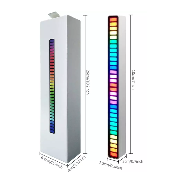 Rechargeable Led Light Strip Rgb Activated Music Rhythm Smart Light Strips