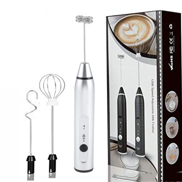 Rechargeable Electric Milk Frother Automatic Kitchen Juice Food Mixer Cream Egg Beater Blender Milk Frothers