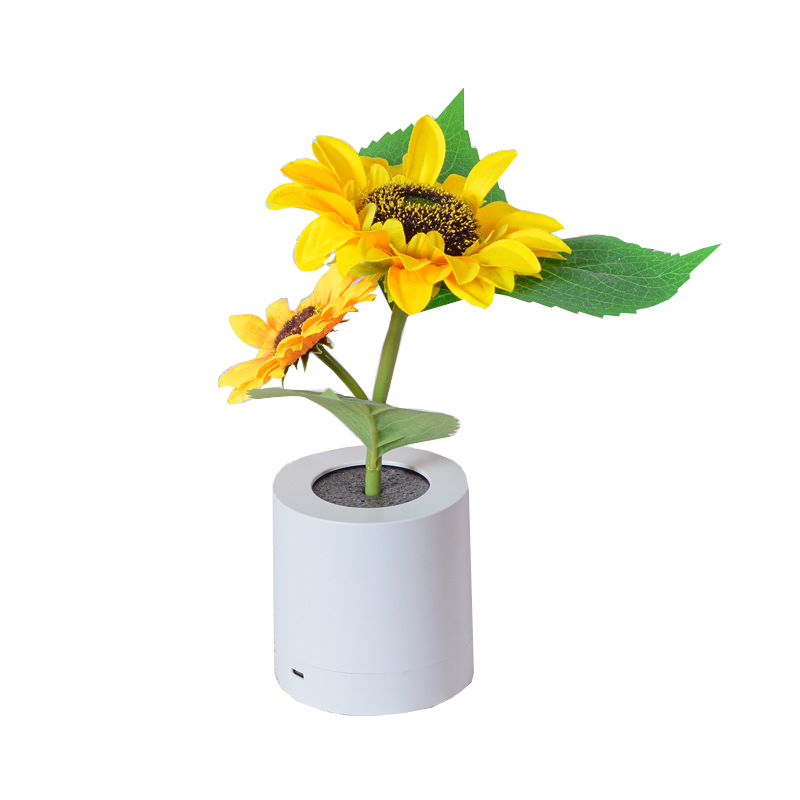 Rechargeable Sunflower Led Night Light Table Lamp Home Decor Gift Lamps