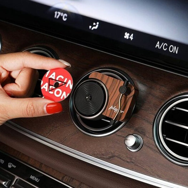 Record Player Shaped Car Outlet Aromatherapy Black Air Fresheners