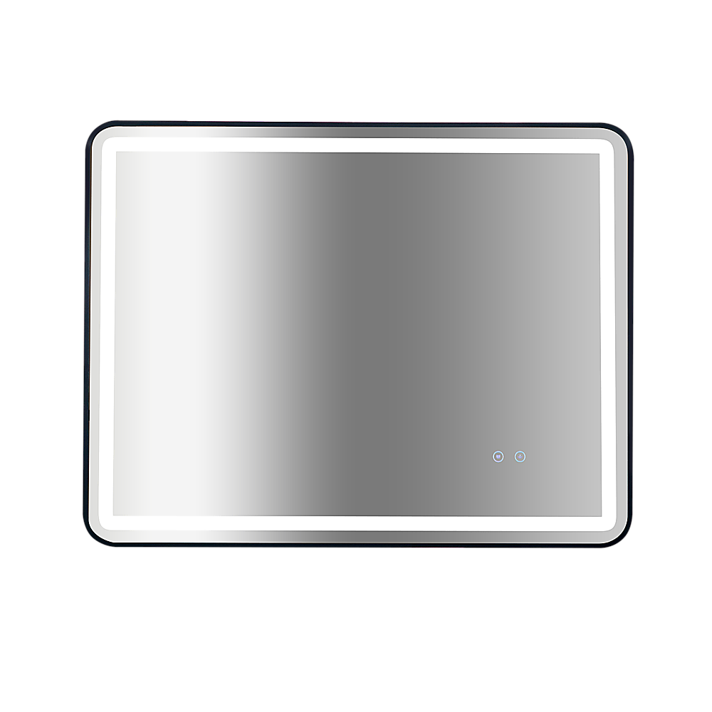 Della Francesca Rectangular Mirror Led Anti Fog Illuminated Bathroom Living Room 90X70cm Mirrors