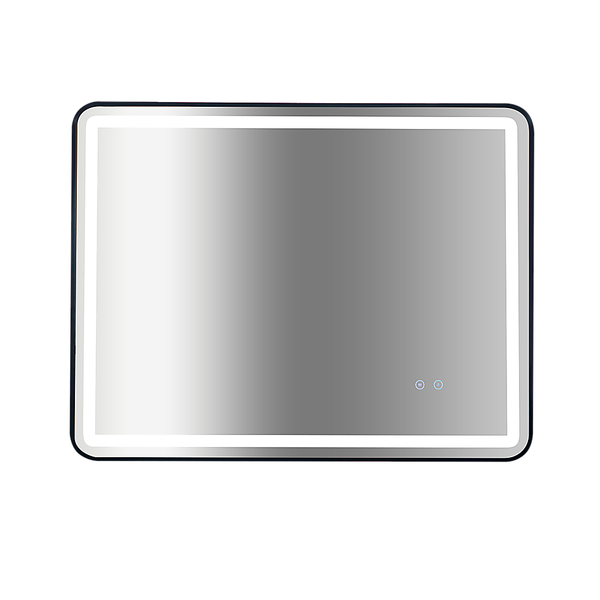Della Francesca Rectangular Mirror Led Anti Fog Illuminated Bathroom Living Room 90X70cm Mirrors