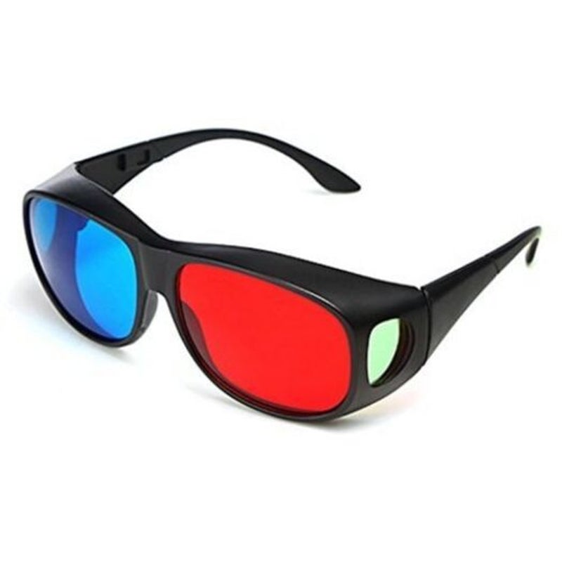 Red Blue 3D Glasses / Cyan Anaglyph Simple Movie Game Extra Upgrade Style 3D Tv Glasses & Accessories