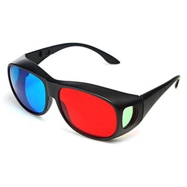Red Blue 3D Glasses / Cyan Anaglyph Simple Movie Game Extra Upgrade Style 3D Tv Glasses & Accessories