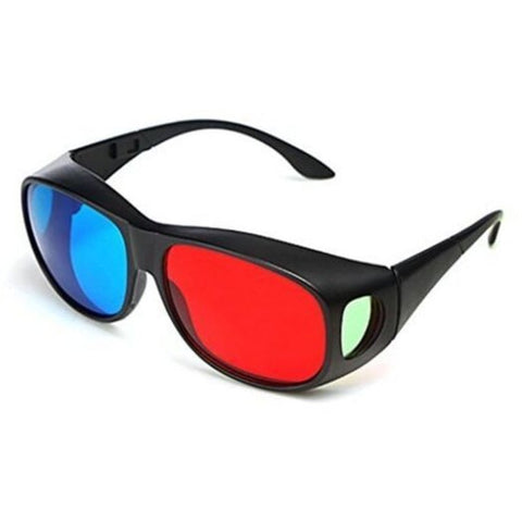 Red Blue 3D Glasses / Cyan Anaglyph Simple Movie Game Extra Upgrade Style 3D Tv Glasses & Accessories
