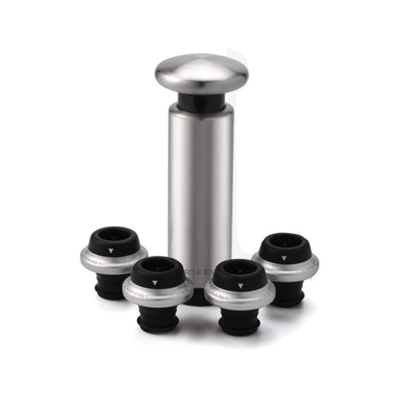 Wine Stoppers Red Bottle Cap Vacuum Sealer Fresh Keeper Champagne Cork Cover For Bar Tools Bottle Stoppers