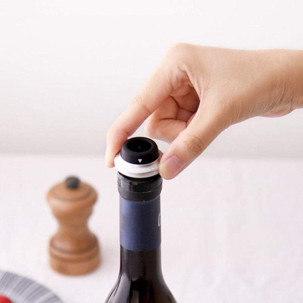 Wine Stoppers Red Bottle Cap Vacuum Sealer Fresh Keeper Champagne Cork Cover For Bar Tools