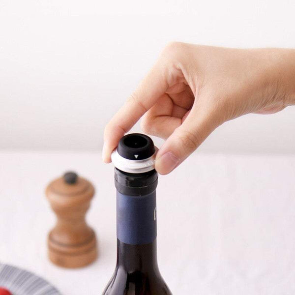 Wine Stoppers Red Bottle Cap Vacuum Sealer Fresh Keeper Champagne Cork Cover For Bar Tools Bottle Stoppers