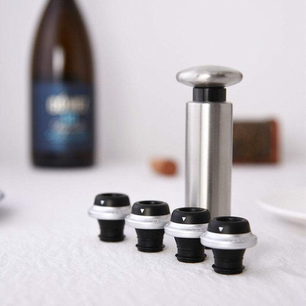 Wine Stoppers Red Bottle Cap Vacuum Sealer Fresh Keeper Champagne Cork Cover For Bar Tools