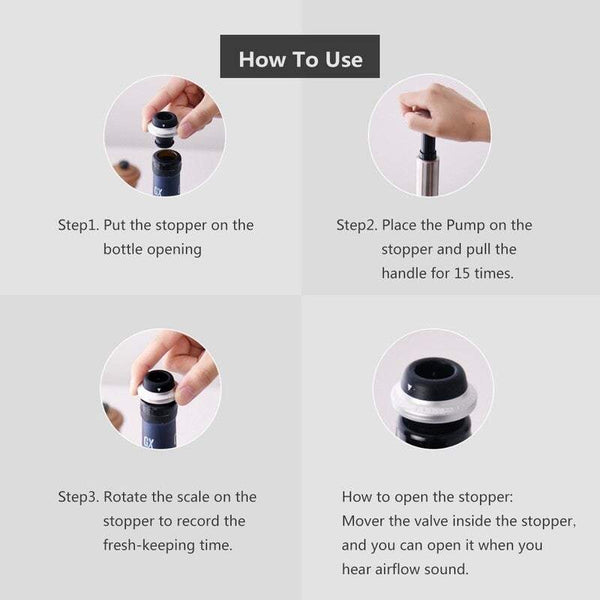 Wine Stoppers Red Bottle Cap Vacuum Sealer Fresh Keeper Champagne Cork Cover For Bar Tools Bottle Stoppers