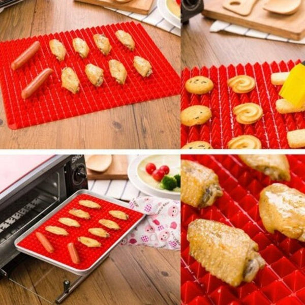 Redbakeware Pan Nonstick Siliconemoulds Cooking Mat Oven Baking Tray Sheet Kitchen Tools Other Bakeware & Ovenware