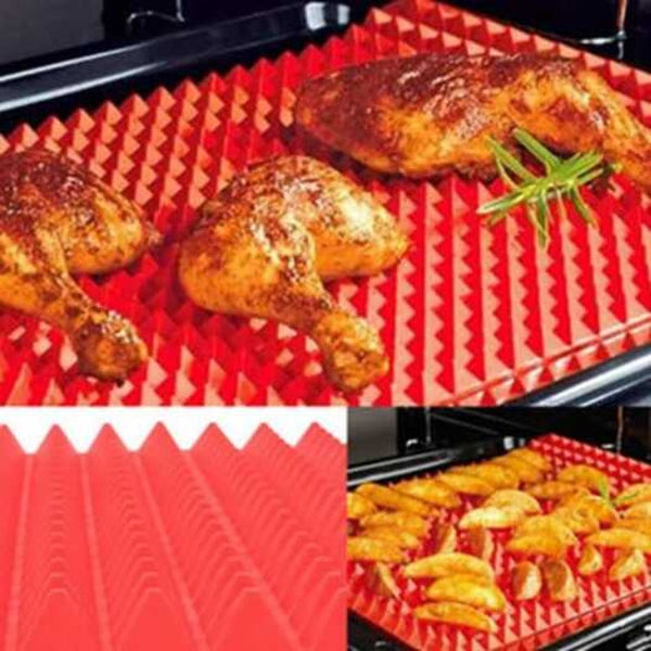 Redbakeware Pan Nonstick Siliconemoulds Cooking Mat Oven Baking Tray Sheet Kitchen Tools Other Bakeware & Ovenware