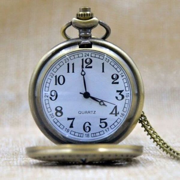 Veile Studios Steampunk Hollow Dog Quartz Pocket Watch Necklace Pendant53 Copper Color Pocket Watches