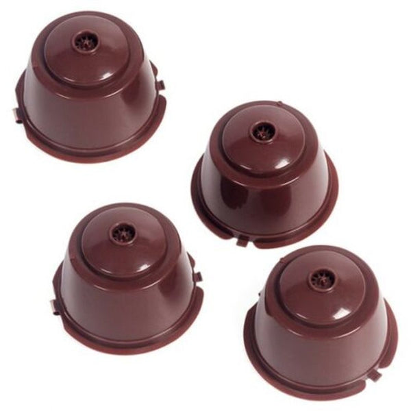 Refillable Dolce Gusto Coffee Capsule 2Pcs Brown Pack Of Coffee Pods