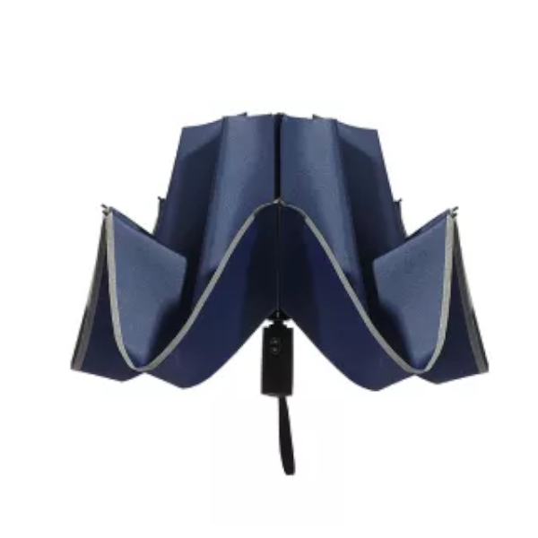 Reflective Strip Easy To Use Reverse Folding Umbrella