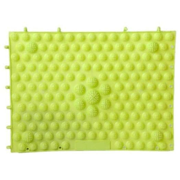 Reflexology Foot Massage Pad Toe Pressure Plate Mat Alien Green Massagers