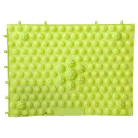 Reflexology Foot Massage Pad Toe Pressure Plate Mat Alien Green Massagers