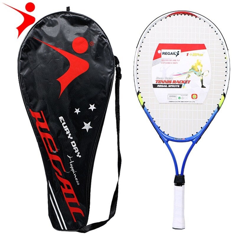 1 Pcs Only Teenager's Tennis Racket Blue Racquets