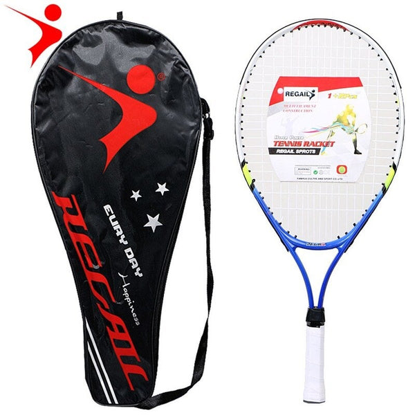 1 Pcs Only Teenager's Tennis Racket Blue Racquets