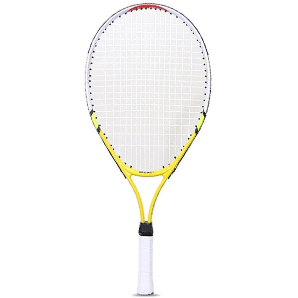1 Pcs Only Teenager's Tennis Racket Yellow Racquets