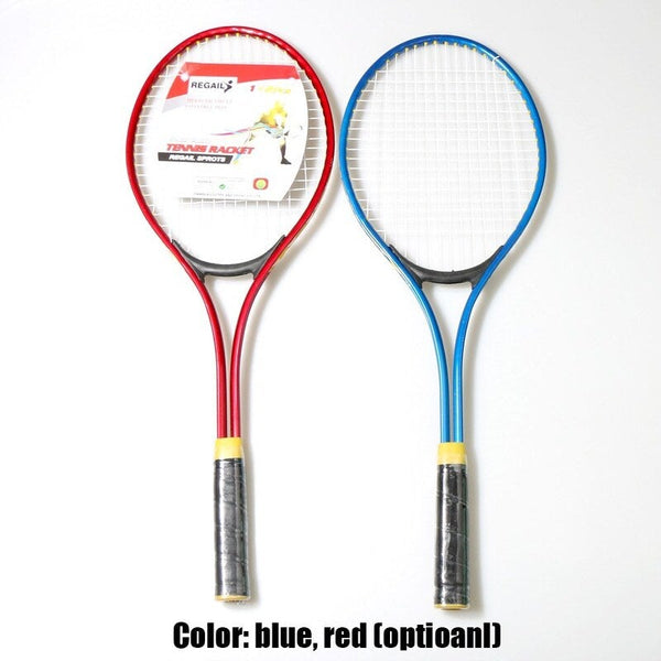 2Pcs Set Teenager's Tennis Racket Blue
