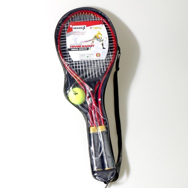 2Pcs Set Teenager's Tennis Racket Red Racquets