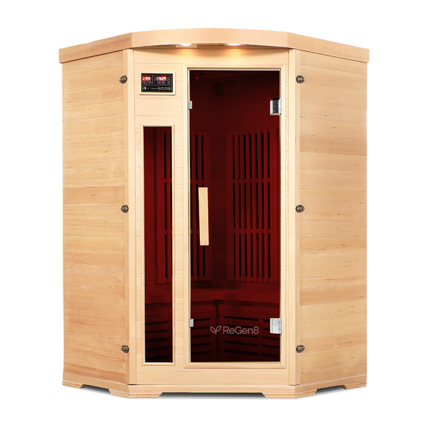 Regen8 Duo Corner 2 Person 2200W Infrared Sauna Saunas