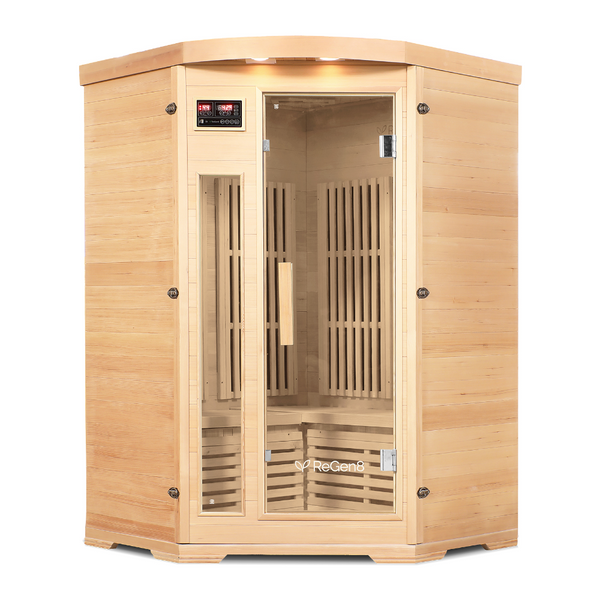 Regen8 Duo Corner 2 Person 2200W Infrared Sauna Saunas