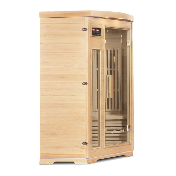 Regen8 Duo Corner 2 Person 2200W Infrared Sauna Saunas