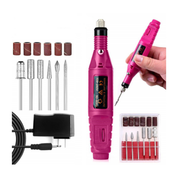 Regular Set Electric Nail Drill Kit Usb Manicure Pedicure Polishing & Shaping Tool Electric Files & Tools