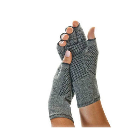 Rehabilitation Bumps Training Nursing Grip Gloves Open Finger Gloves & Mittens