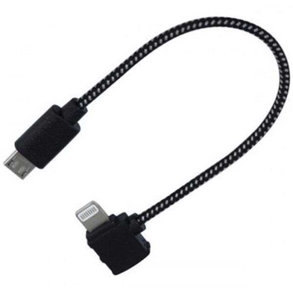 Remote Control Connection Data Cable Applicable To Dji Spark Lightning Ios System Phone Models Black
