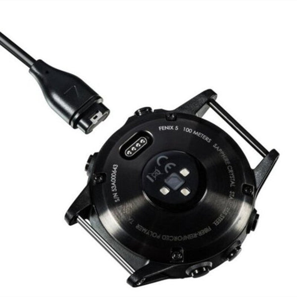 Replacement Charging Data Cable For Garmin Approach S60 Quatix 5 Vivoactive 3 Black