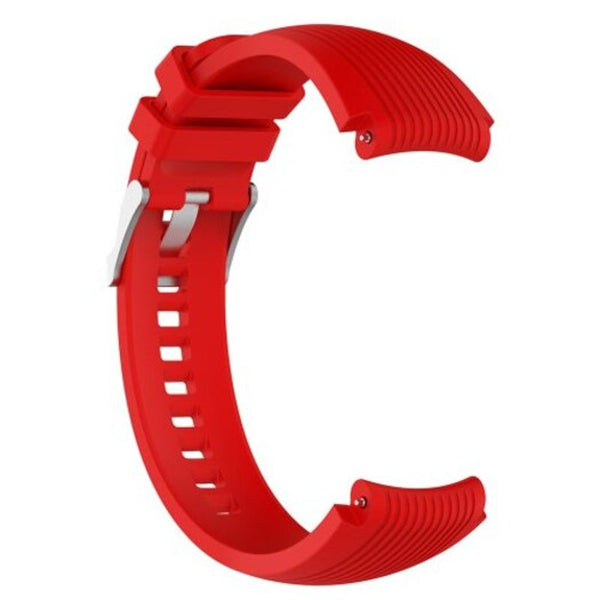Replacement Silicone Bracelet Strap Watch Band For Samsung Galaxy 46Mm Red Watch Bands