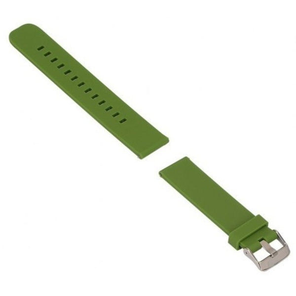 Replacement Silicone Watch Band For Samsung Gear S4 Frontier Classic 20Mm Army Green