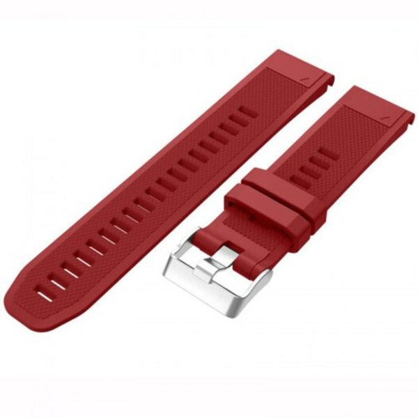 Replacement Silicone Watch Band Wrist Strap For Garmin Fenix 5 / Forerunner 935 Red Watch Bands