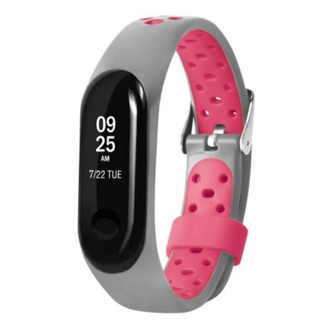 Xiaomi Mi Band 3 Strap Silicone Watchband Bracelet Breathable Wrist