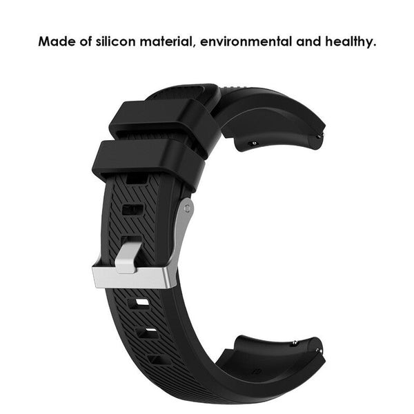 Replacement Watch Band 22Mm Sport Wristband Black Watch Bands