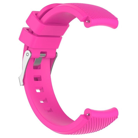 Replacement Watch Band 22Mm Sport Wristband Rose Red