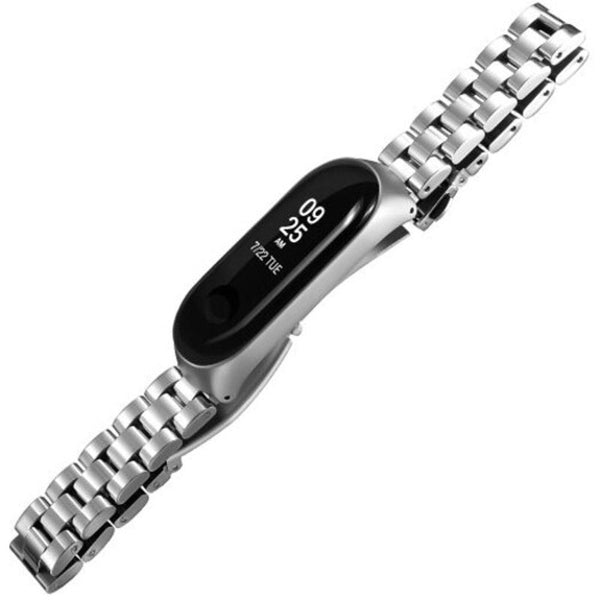 Replacement Watch Strap For Xiaomi Mi Band 3 Silver