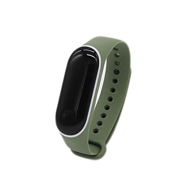 Replacement Wrist Strap For Xiao Mi Band Greenwhite Watch Bands