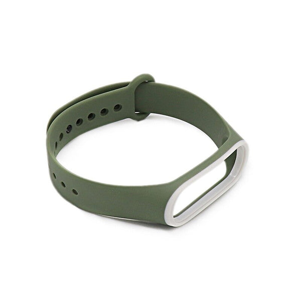 Replacement Wrist Strap For Xiao Mi Band Greenwhite Watch Bands