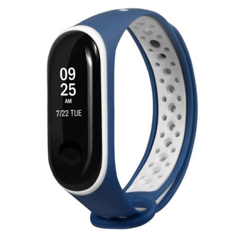 Replacement Wrist Strap For Xiaomi Mi Band 3 Smart Wristband Deep Blue Watch Bands