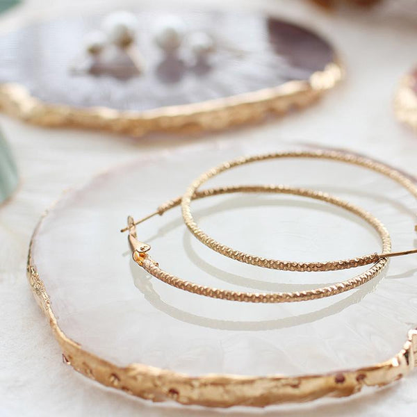 Pearl Jewelry Tray Pretty Pastel Resin Home Decor Storage