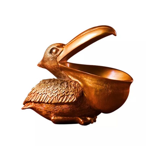 Resin Pelican Ornament Key Holder Jewellery Storage Home Decor