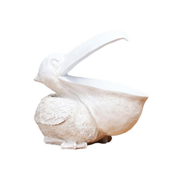 Resin Pelican Ornament Key Holder Jewellery Storage Decor Sculptures & Figurines