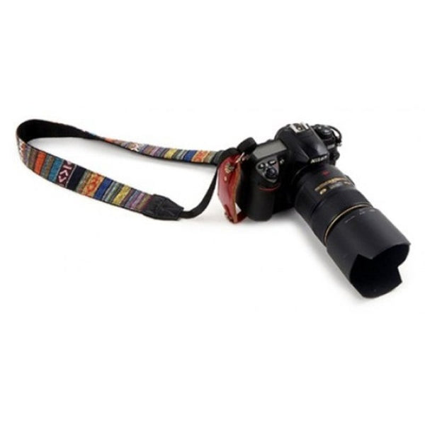 Retro Ethnic Stripe Shoulder Strap Straps & Hand Grips
